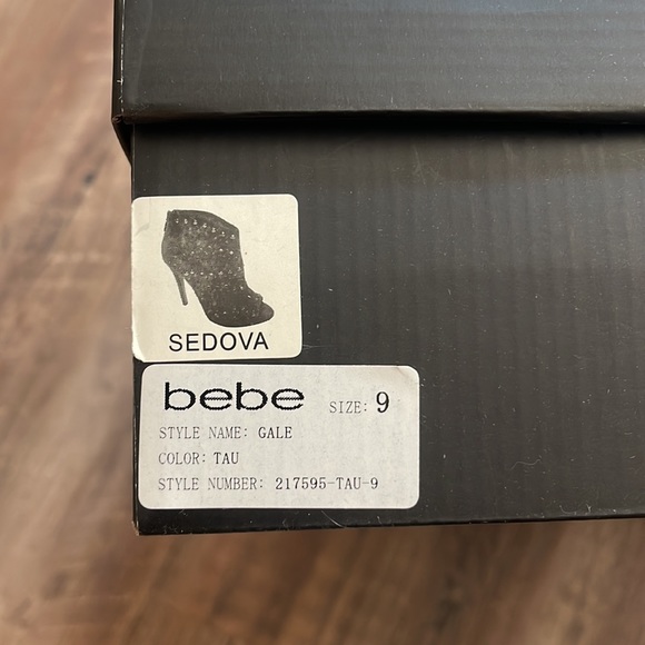 Bebe Sparkly Open Toe Bootie - Picture 4 of 4